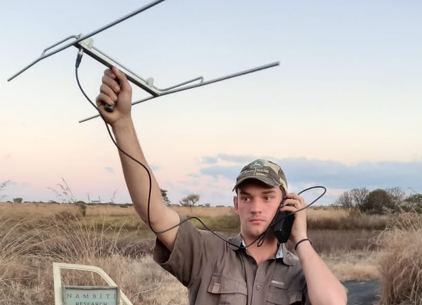 Practical telemetry — tracking wildlife with VHF satellite collars at Nambiti reserve KwaZulu-Natal