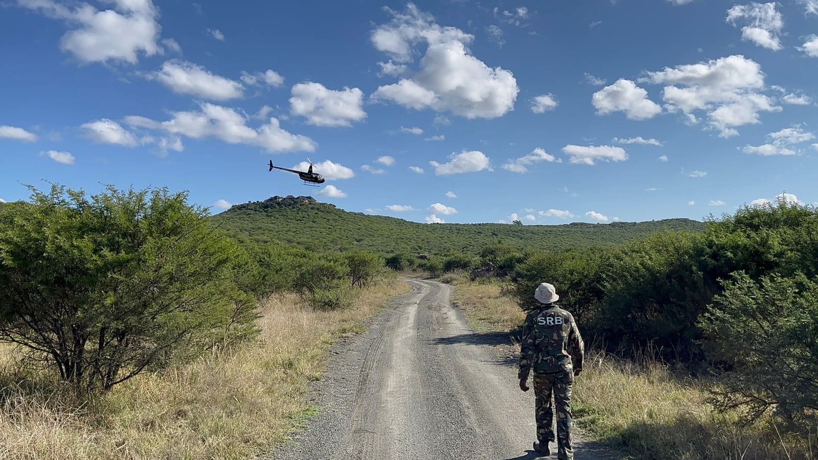 Anti-poaching patrol on Nambiti Big Five private reserve KwaZulu-Natal